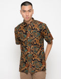 Arjuna Weda Batik Shirt Aster Flower