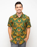 Arjuna Weda Batik Cotton Parang Pyramid Shirt 53323079