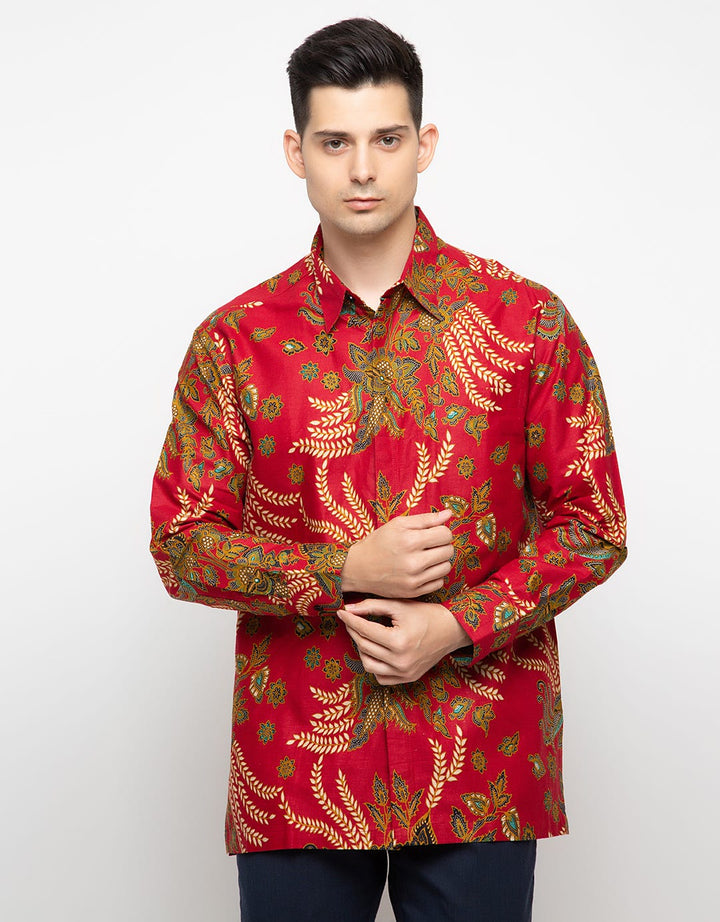 Arjuna Weda Batik Shirt Flower Bouquet