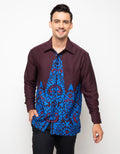 Arjuna Weda Carved Leaf Batik Shirt