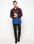 Arjuna Weda Carved Leaf Batik Shirt