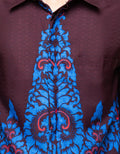 Arjuna Weda Carved Leaf Batik Shirt