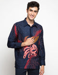 Arjuna Weda Peacock Parang Batik Shirt