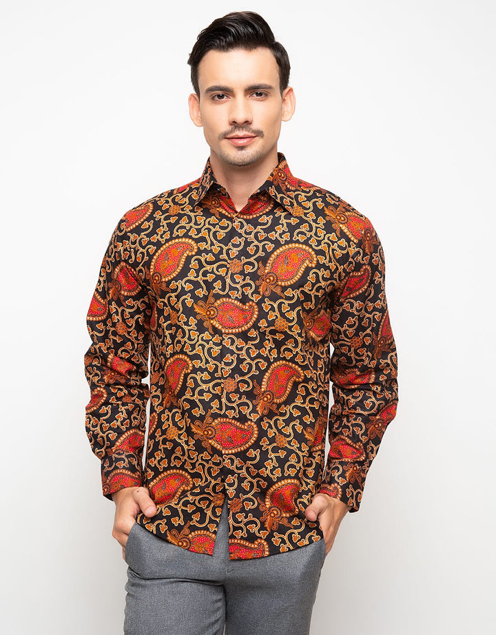 Arjuna Weda Modern Batik Shirt Sol