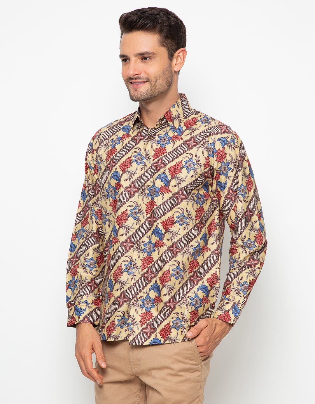 Bali Lestari KLSL-04-KLSL Men's Long Sleeve Cotton