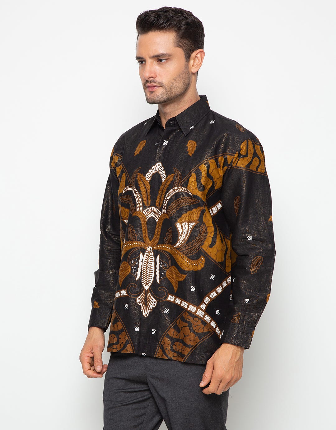 Bali Lestari KRPL-07-KRPL Long Sleeve Foil Cotton
