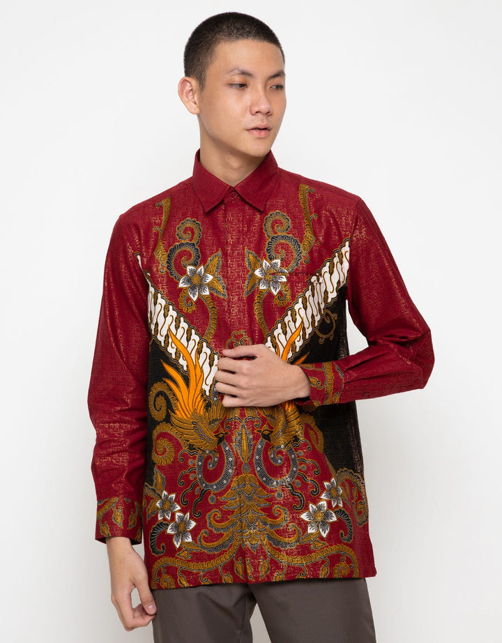 Just One Puppet Men's Batik Shirt