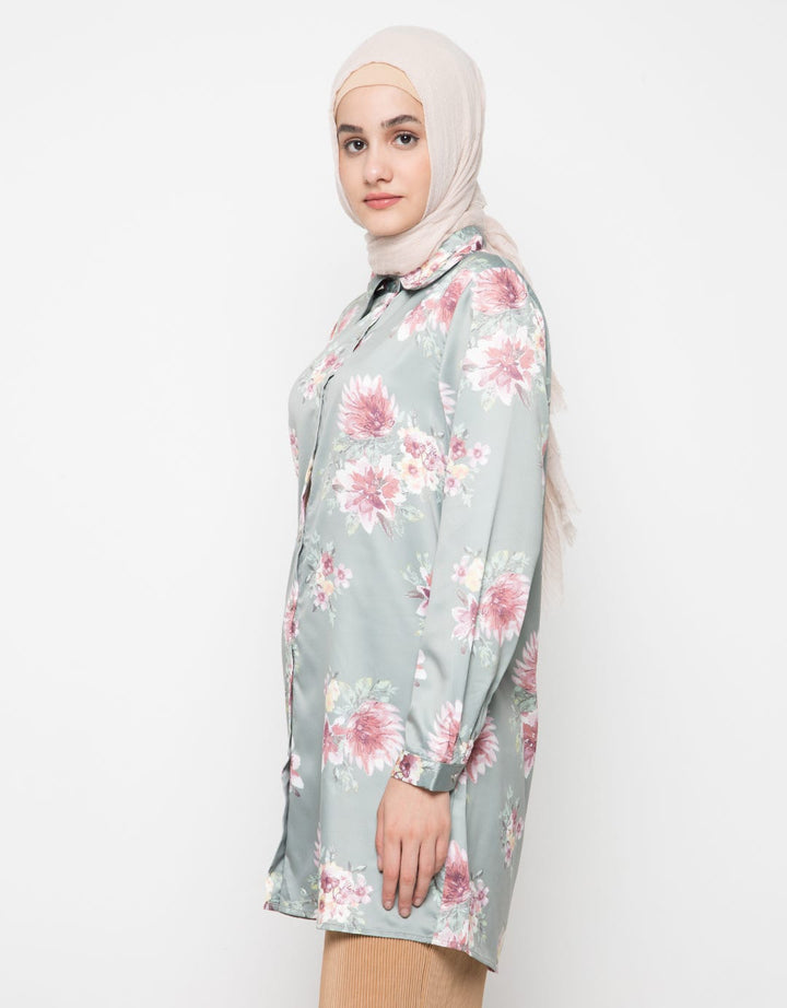 Annisa Blouse Lengan Panjang Floral