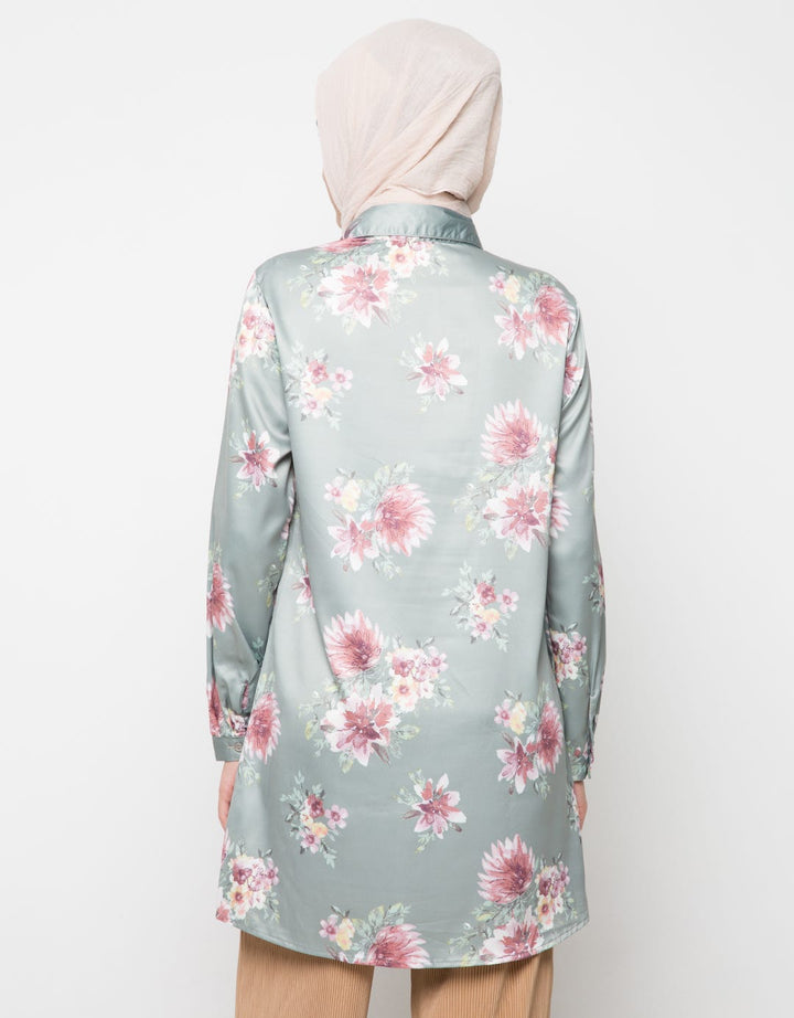 Annisa Blouse Lengan Panjang Floral