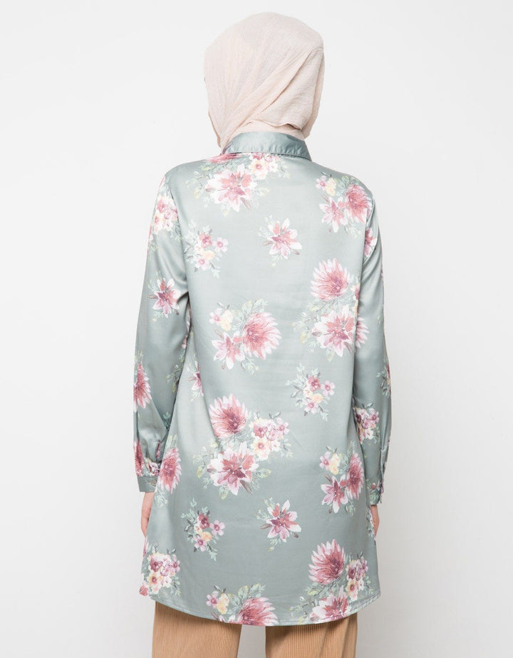 Annisa Blouse Lengan Panjang Floral