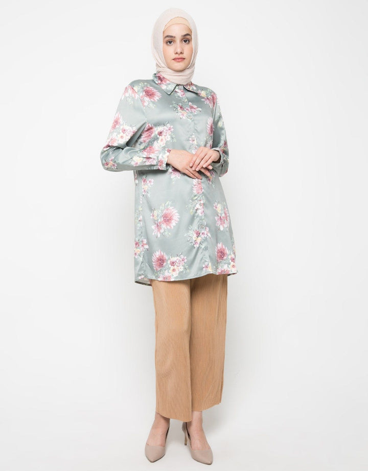 Annisa Blouse Lengan Panjang Floral