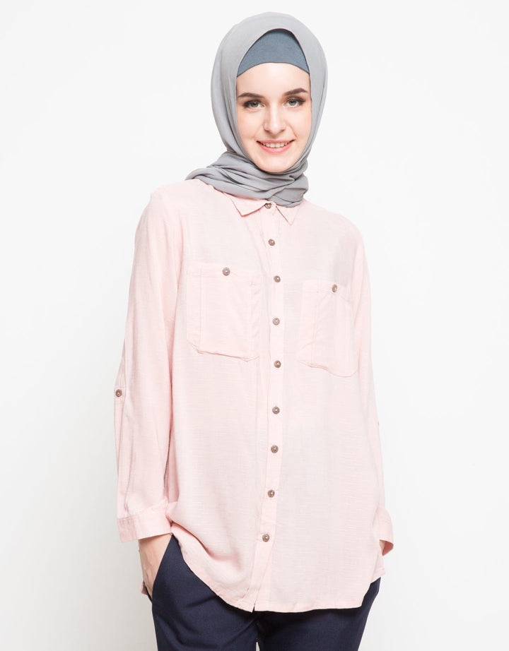 S LS LINEN SLUB TOP
