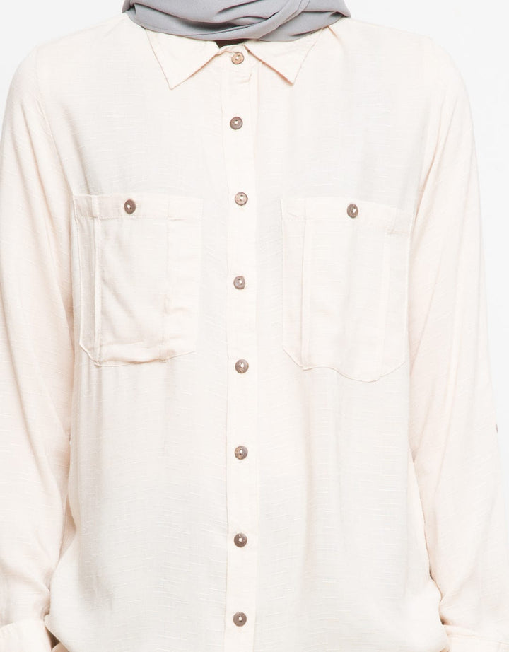 S LS LINEN SLUB TOP
