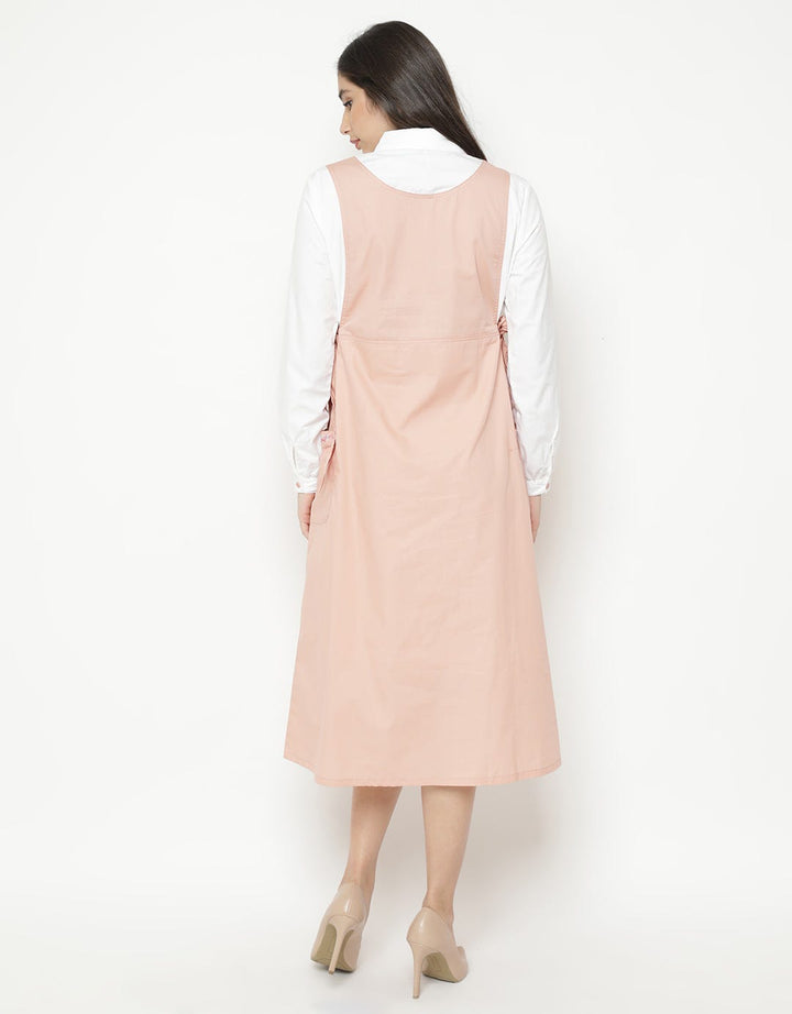 LEB DRESS MAXI EMB S