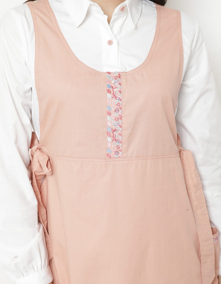 LEB DRESS MAXI EMB S
