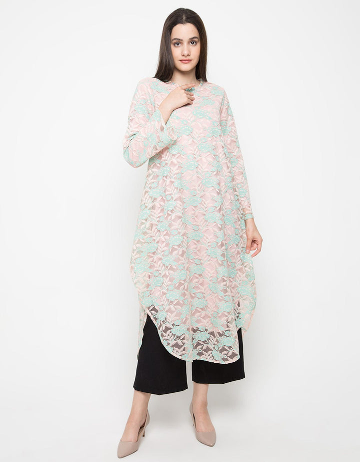 L/S LONG TUNIC LACE