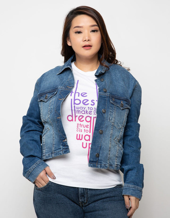 Cardinal Girl Plus Size Jaket Rumbai