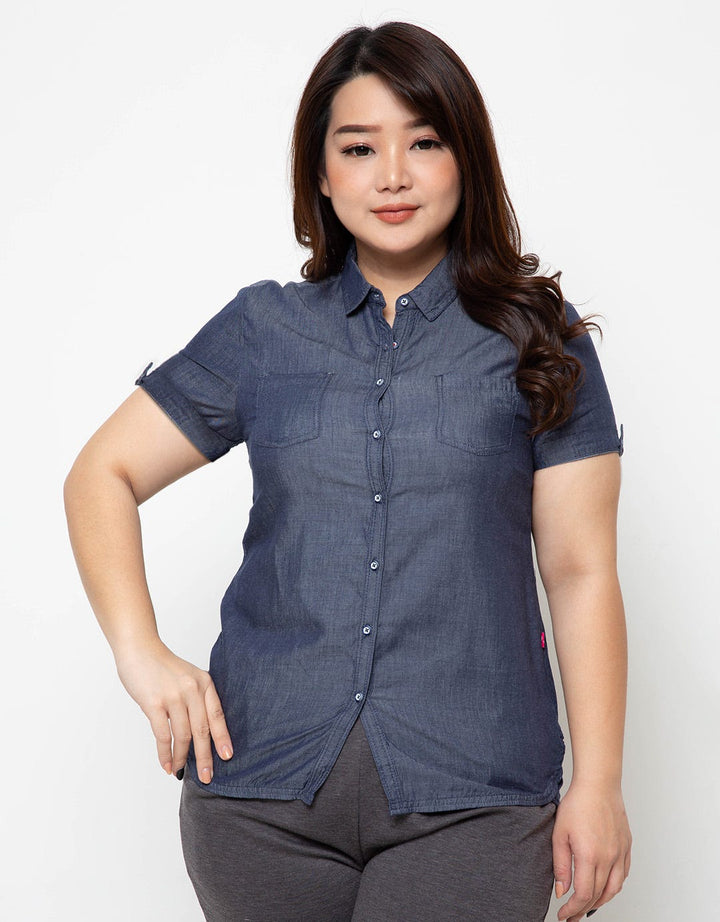 Cardinal Girl Plus Size Kemeja