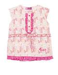 Pingu Blouse Motif Leaf