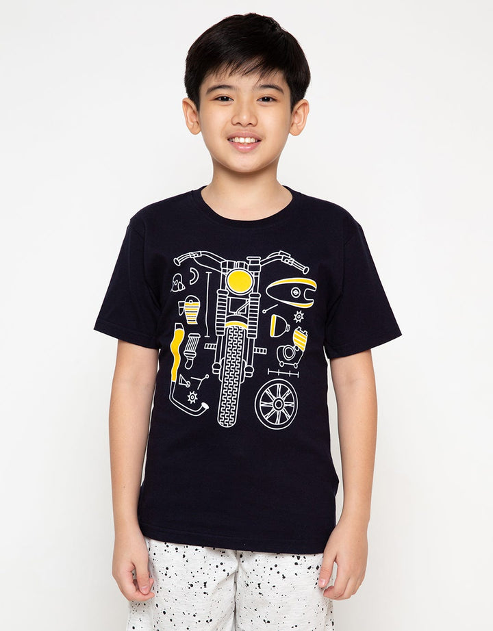 Aero Short Sleeve T-Shirt Print Type Quitar