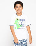Aero T-Shirt Dino Roll N Rock Neon