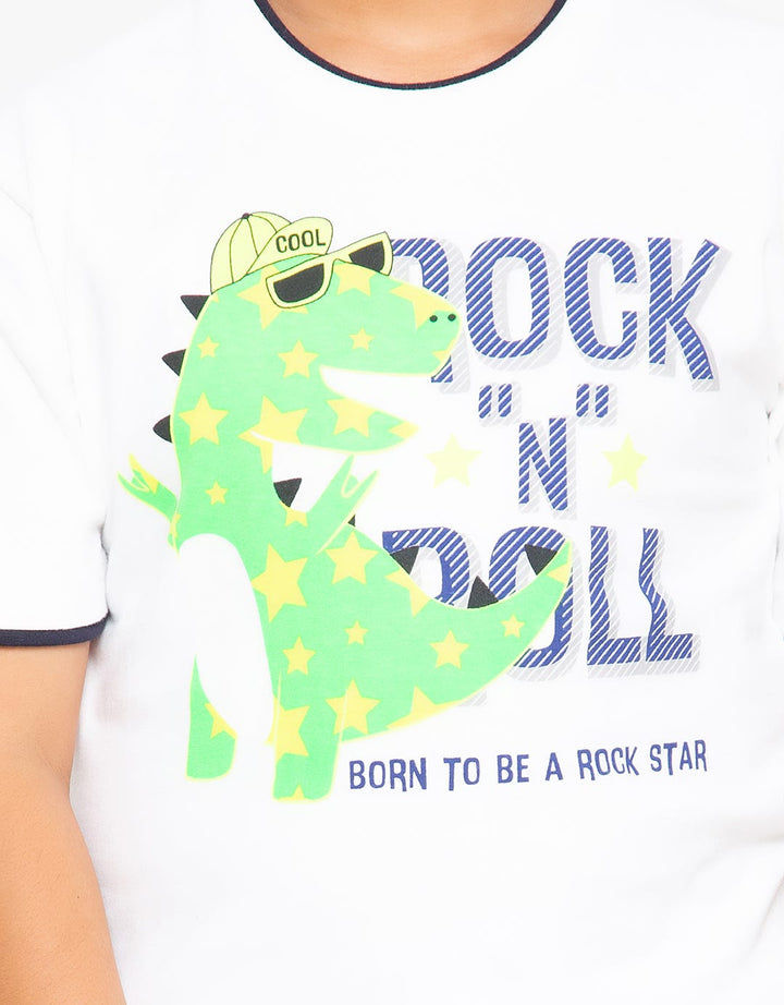 Aero T-Shirt Dino Roll N Rock Neon