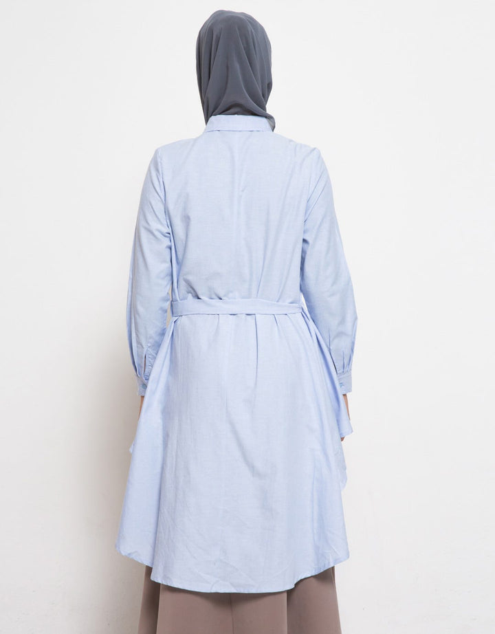 BLOUSE OXFORD HI-LOW