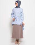 BLOUSE OXFORD HI-LOW