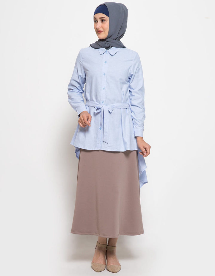 BLOUSE OXFORD HI-LOW
