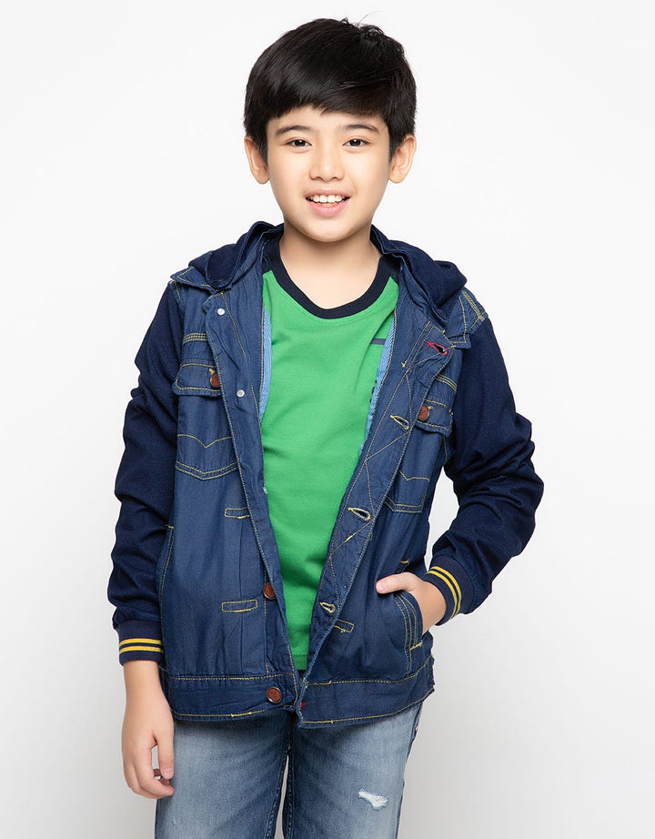 Cardinal Kids Boy Yellow Stripe Jaket