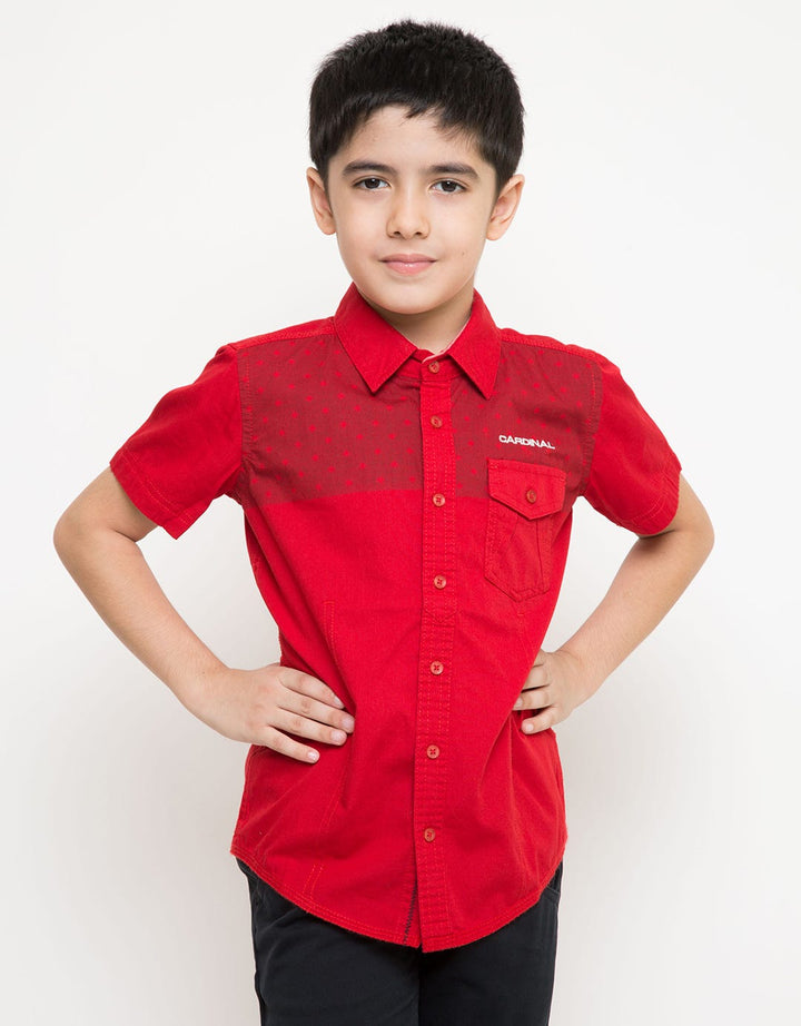 Cardinal Kids Boy Shirt Takaic0544P.11A