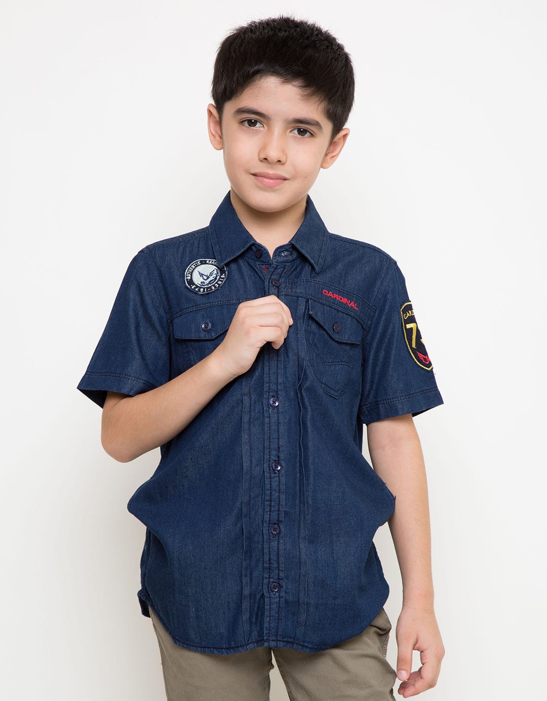 Cardinal Kids Boy Shirt Takaij0065P.14A