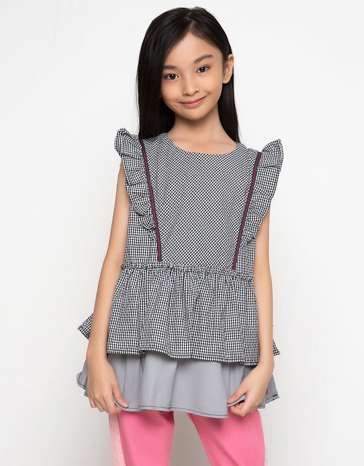 Cardinal Kids Girl Blouse Tartan