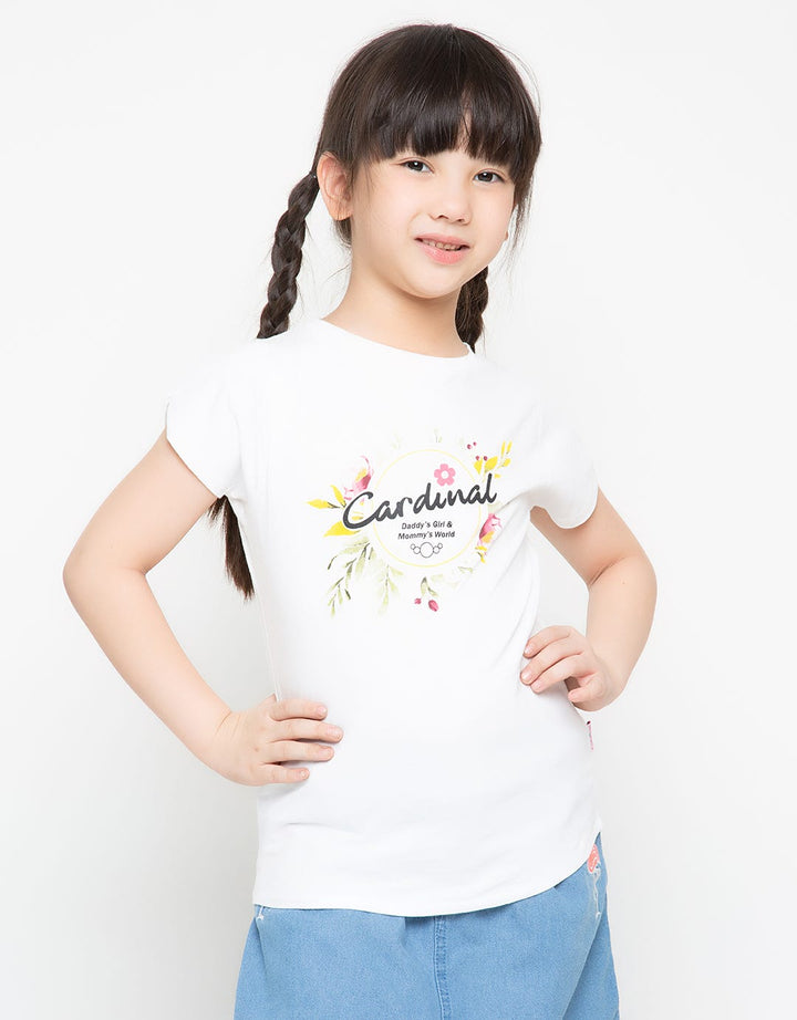 Cardinal Kids Girl Daddy And Mommy T-Shirt