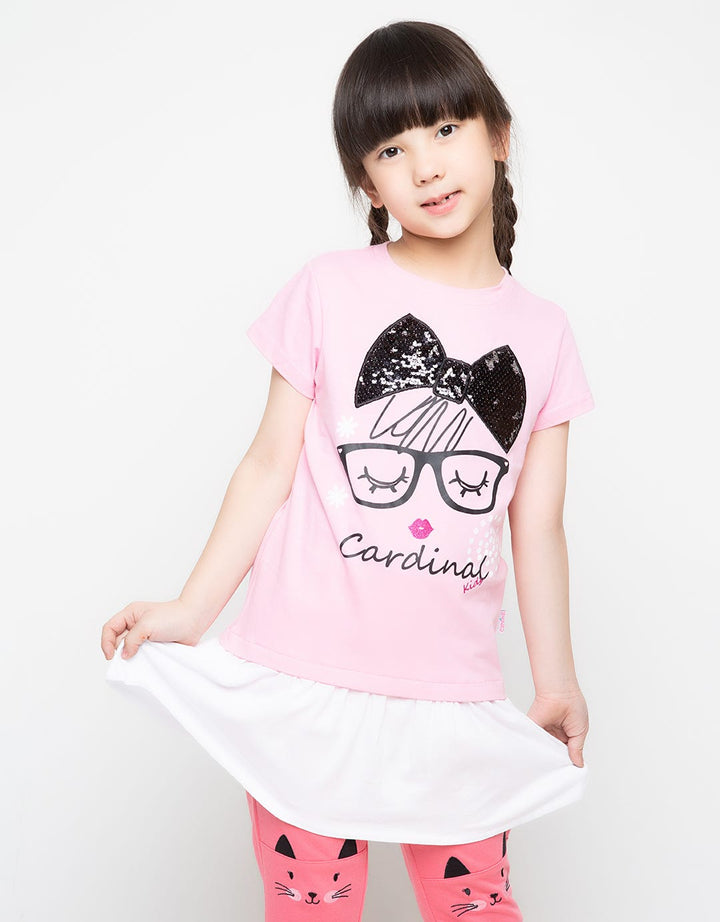 Cardinal Kids Girl Eyeglasses T-Shirt