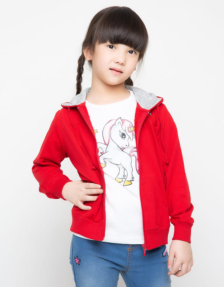 Cardinal Kids Girl Hoodie Jacket
