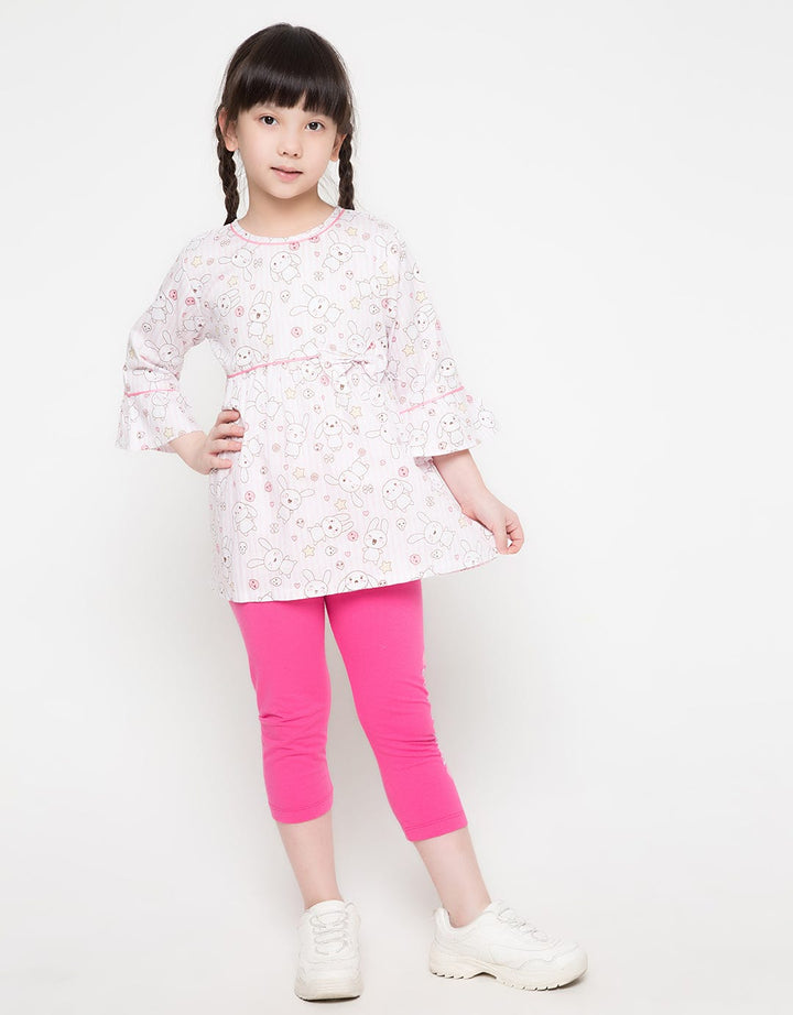 BLOUSE WVN RABBIT PI