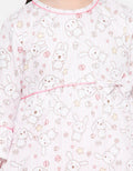 BLOUSE WVN RABBIT PI