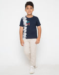 Little M Short Sleeve T-Shirt Print Piano Music