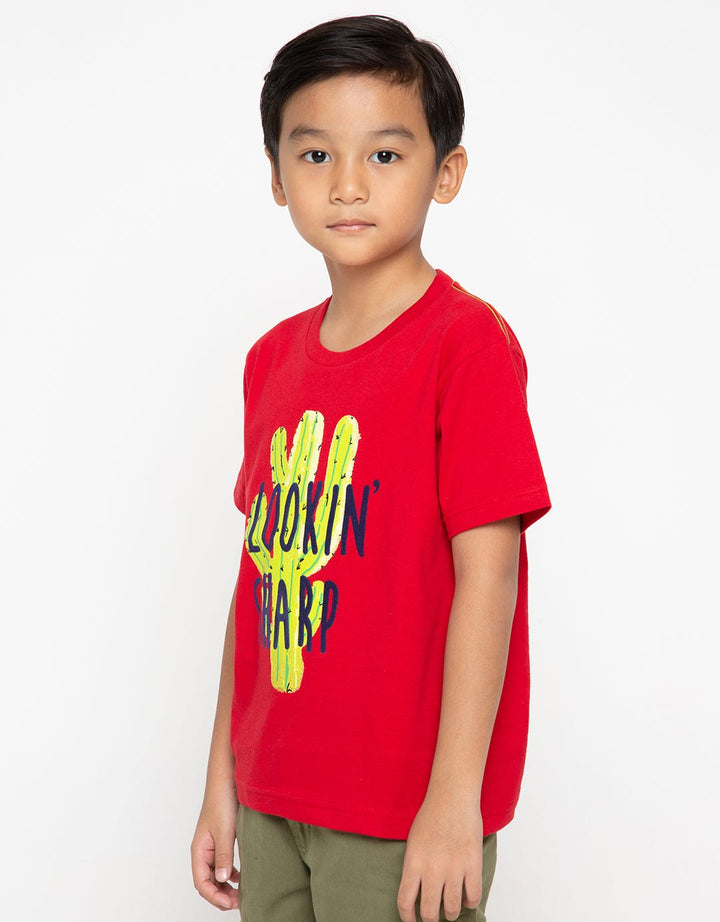 SS TSHIRT PRINT FLOC