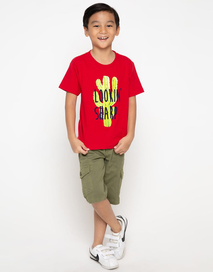 SS TSHIRT PRINT FLOC