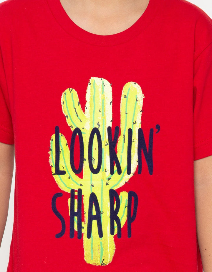 SS TSHIRT PRINT FLOC