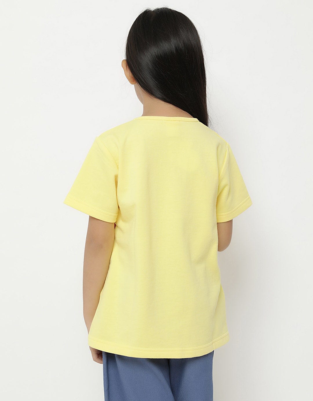 Little M T-Shirt Flower Screen Printing for Girls
