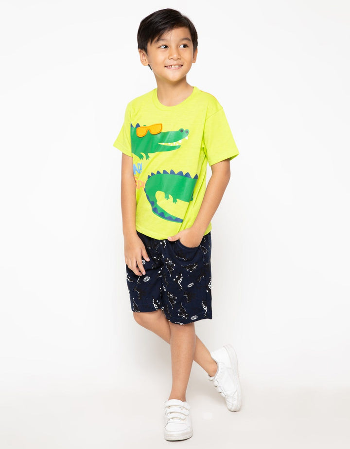 SS TSHIRT SLUB CROCO