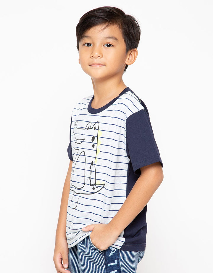 SS TSHIRT STRIPE CRO