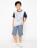 SS TSHIRT STRIPE CRO