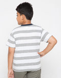 SS TSHIRT STRIPE SHA
