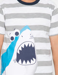 SS TSHIRT STRIPE SHA