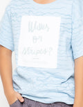 SS TSHIRT STRIPE WAV