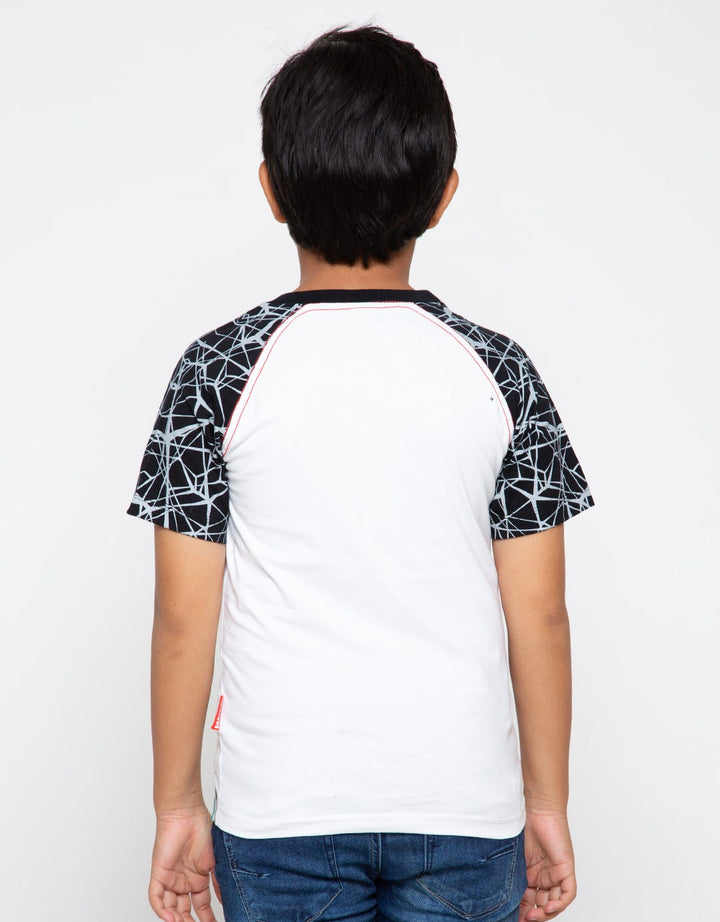 Marvel Spider-Man Boys Neon Frllprint Raglan T-Shirt